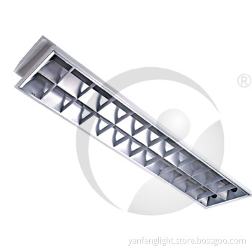 Matte Reflector T8 Louver Lamp Plate Fixture